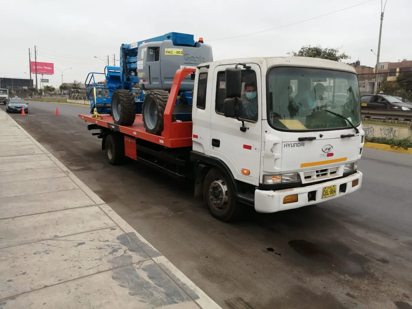 Transporte de maquinaria – Fapmelsa