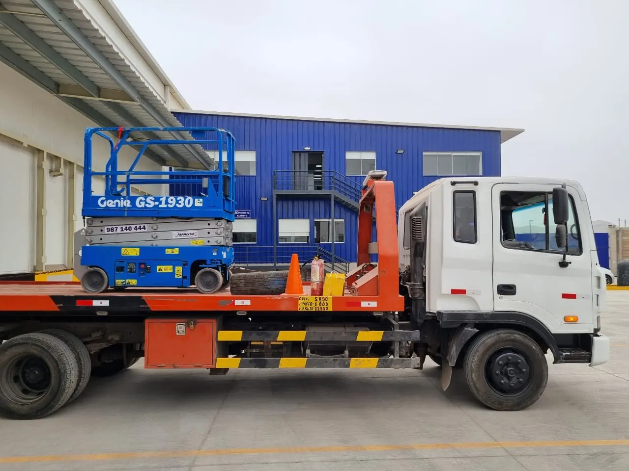 Transporte de maquinaria – Fapmelsa